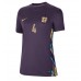 Maglie da calcio Inghilterra Declan Rice #4 Seconda Maglia Femminile Europei 2024 Manica Corta